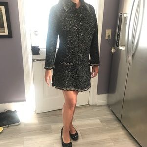 SOLD Chanel tweed jumper dress